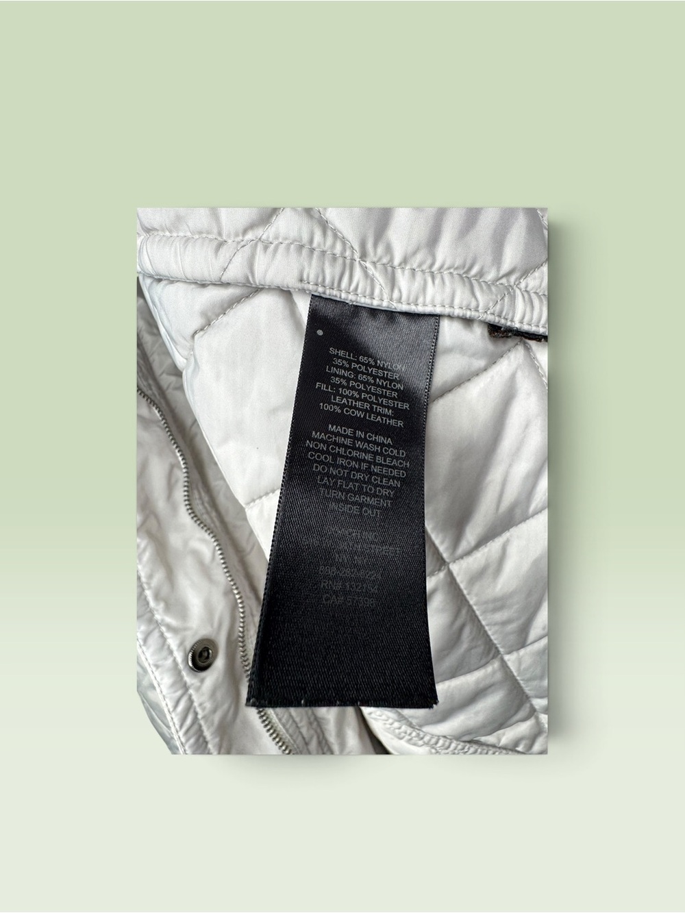 Coach Grey Light Quilted Jackey - Picture 4 of 8